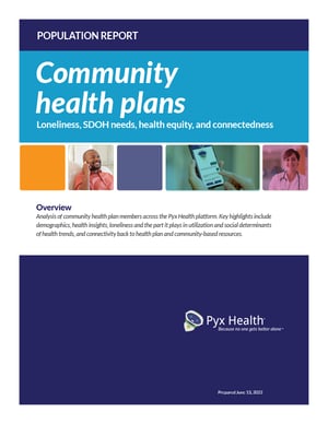 Community Health Plan Population Report Cover